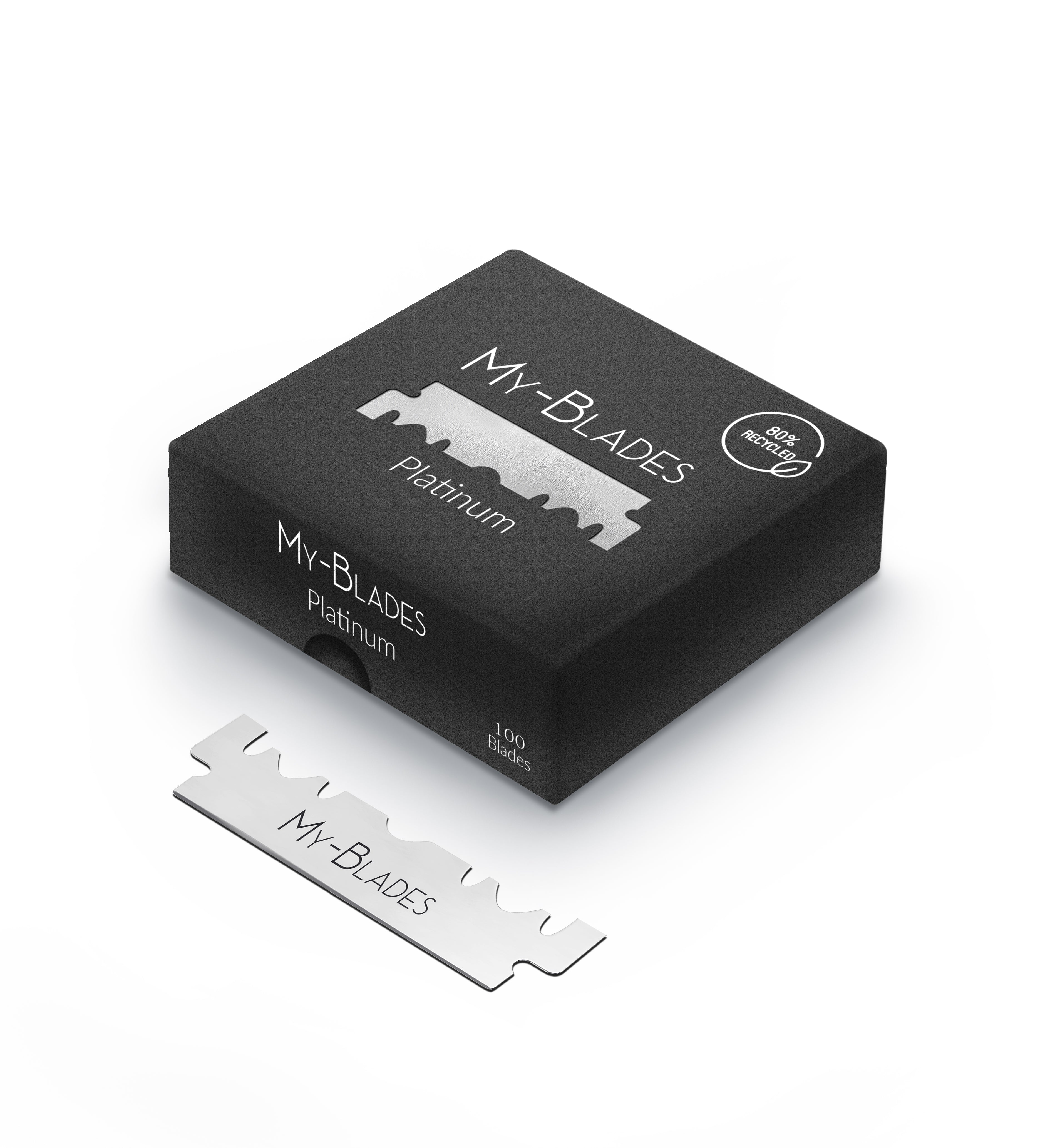 ПЛАТИНОВЫЕ ЛЕЗВИЯ ДЛЯ БРИТВЫ С ОДНИМ ЛЕЗВИЕМ X100